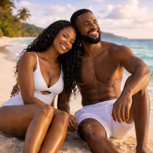 Beachside love and serenity