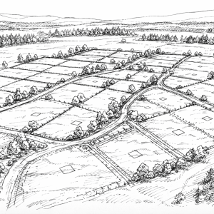 Recess Villas land development sketch overview